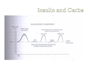 insulin carbs